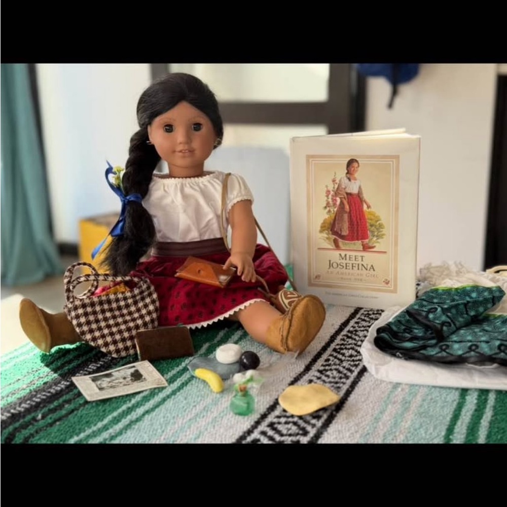Retired Josephine Pleasant Company American Girl Doll with original accesssories